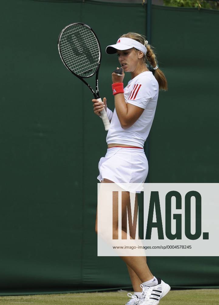 Sabine Lisicki (Deutschland) jubelt Tennis Damen All England Championships 2009, Grand Slam WTA Tour Einzelbild Wimbledon London Freude,