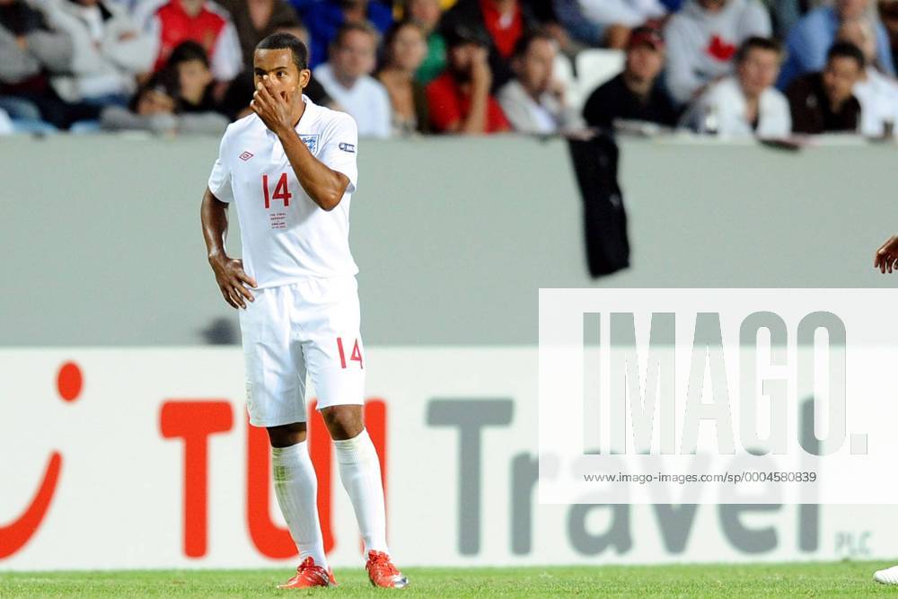 Theo Walcott (England U21) enttäuscht - Fußball EM Herren U21 EM 2009, U 21, Nationalmannschaft, Nationaltrikot Einzelbild Finale Malmö
