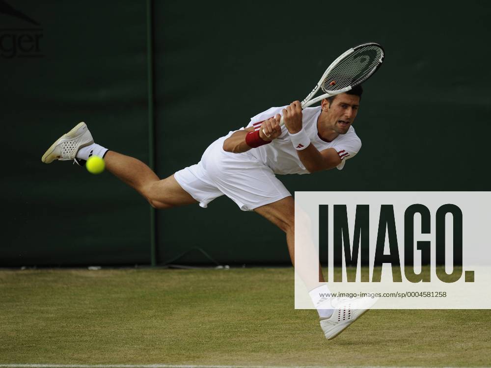 Novak Djokovic (Serbien) Tennis Herren All England Championships 2009, Grand Slam, ATP Tour Einzelbild Wimbledon London Dynamik,
