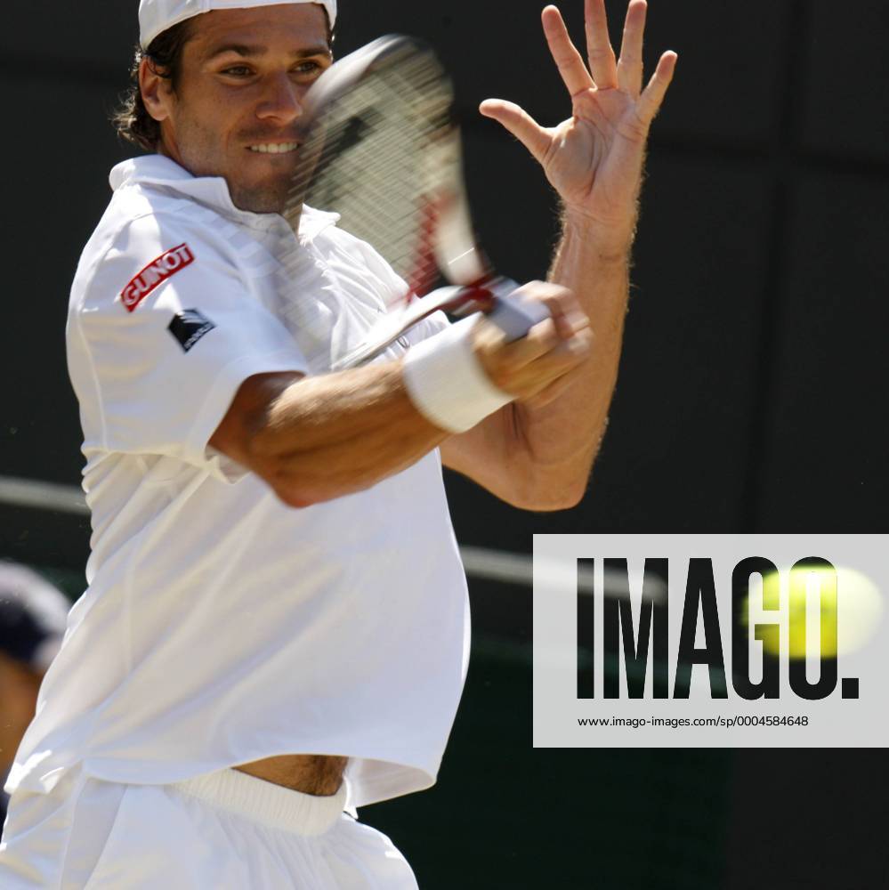 Thomas Haas (Deutschland) - Tennis Herren All England Championships 2009, Grand Slam, ATP Tour Einzelbild Wimbledon London Dynamik,