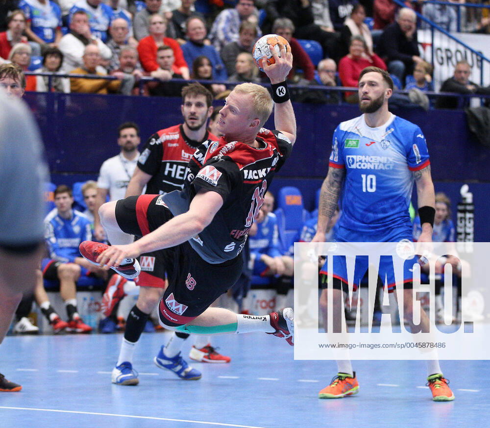 Sebastian Firnhaber HC Erlangen 18 GER, Handball, 1 Bundesliga, TBV Lemgo Lippe vs. HC Erlangen, 26 12 2019 Lemgo