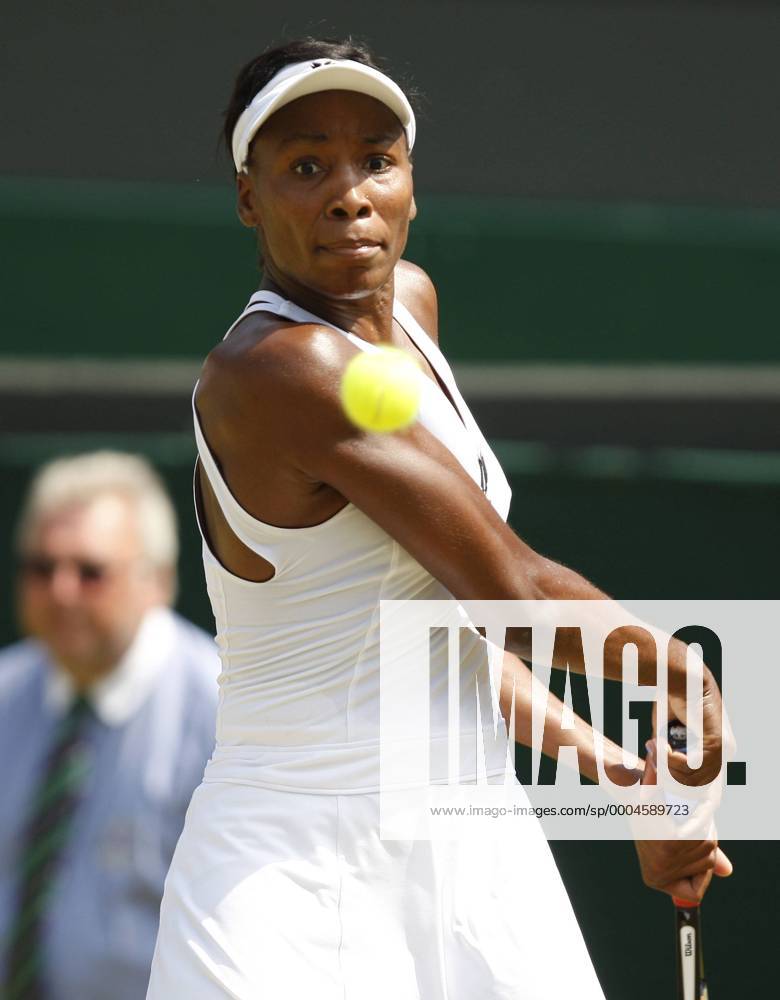 Venus Williams (USA) Tennis Damen All England Championships 2009, Grand Slam, WTA Tour Einzelbild Wimbledon London Dynamik,