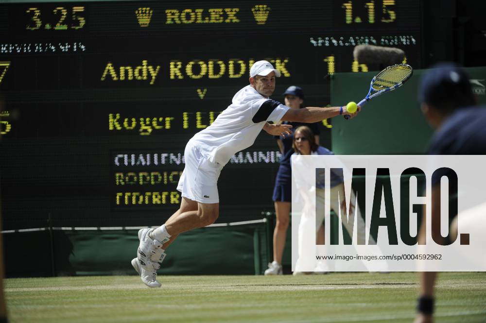 Andy Roddick (USA) Tennis Herren All England Championships 2009, Grand Slam, ATP Tour, Finale Einzelbild Wimbledon London
