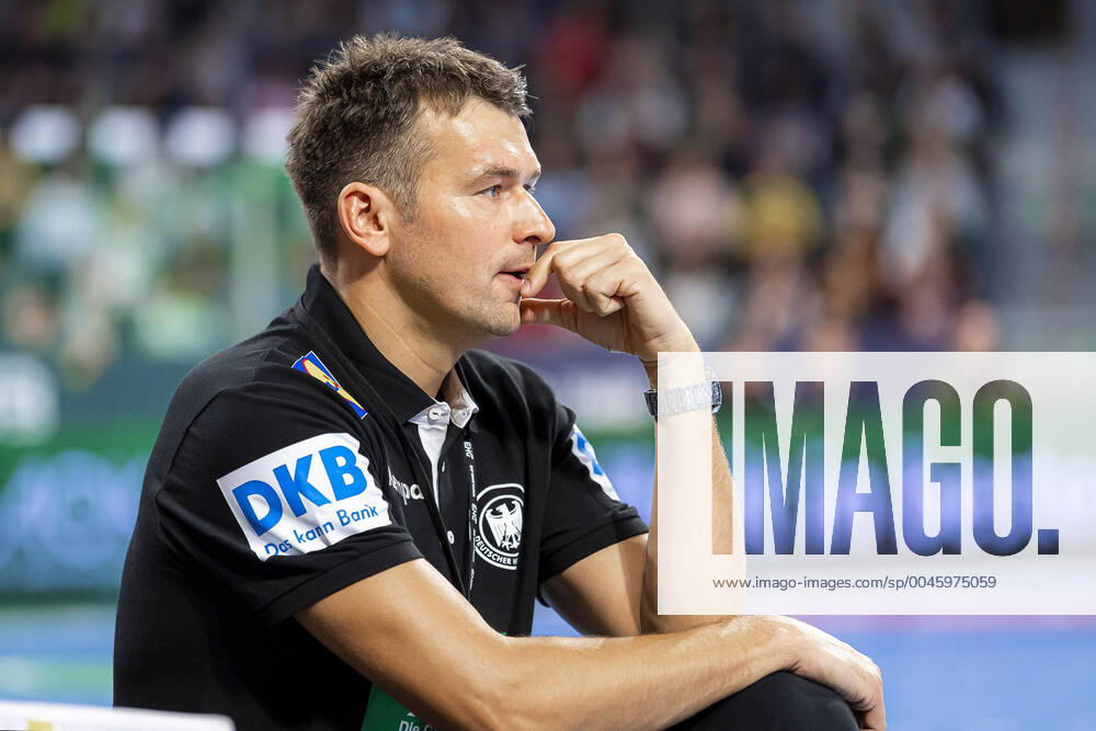 Mannheim, Germany 04 January 2020 Handball International match EM 2020 Germany vs Iceland Coach Christian Prokop Germany Mannheim SAP Arena Baden Württemberg Germany