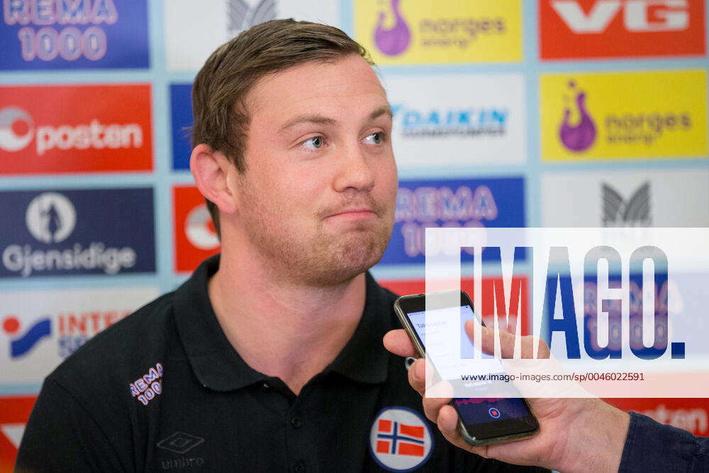 Handball EM, Nationalteam Norwegen Pressekonferenz Sander Sagosen (Norvege) HANDBALL : Conference de presse - Norvege - Championnat d Europe 2020 - 09 01 2020 TheophileLaurent Panoramic