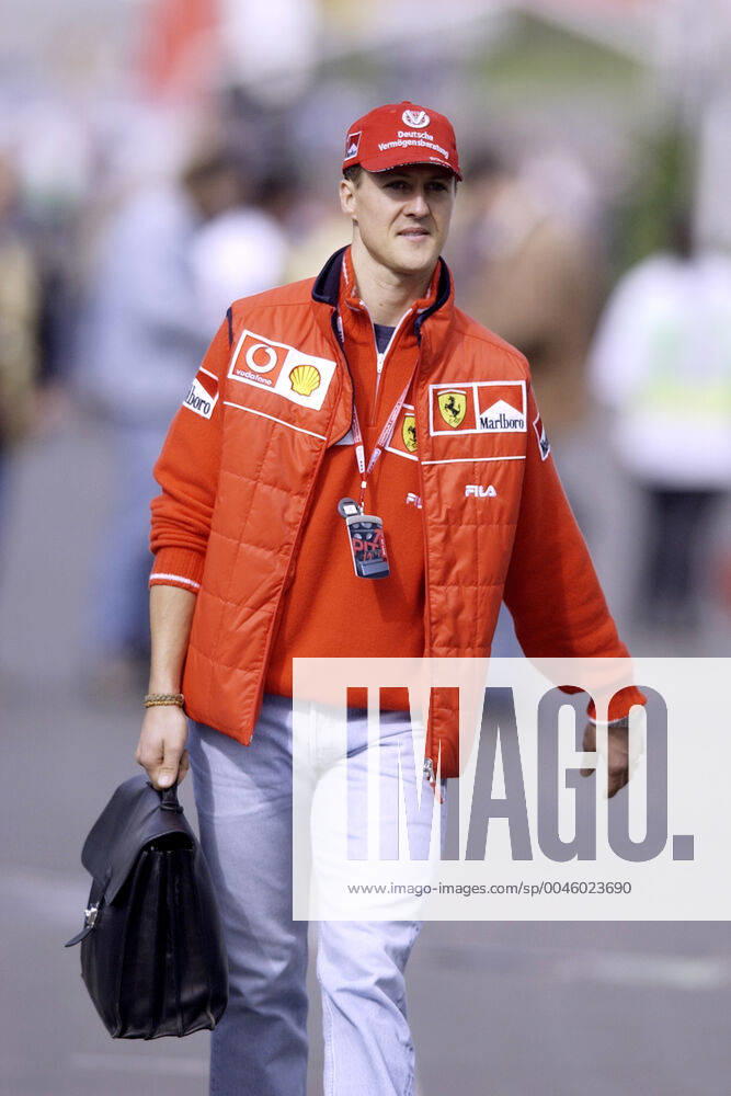 SCHUMACHER Michael F1 Team Scuderia Ferrari with briefcase to work GP of Austria 2002 in Spielberg on 10 05 2002 in Spielberg