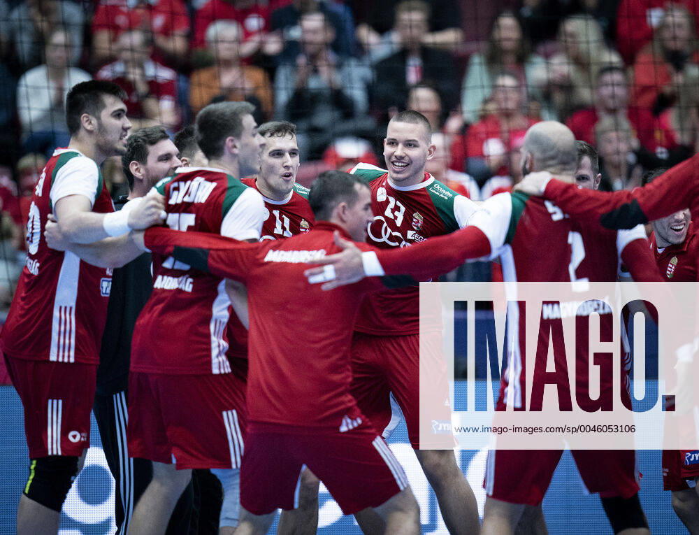 Hungary after the match between Hungary Russia in Malmoe Arena on Saturday, January 11, 2020, Copenhagen Denmark,