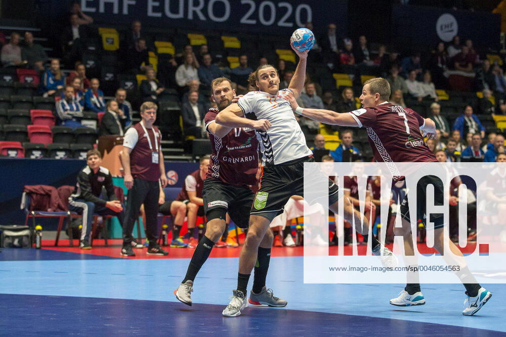 Handball EM, Lettland - Niederlande SLUIJTERS Iso (Pays-Bas - Netherlands) HANDBALL : Championnat d Europe 2020 : Lettonie vs Pays-Bas - 11 01 2020 THEOPHILELaurent Panoramic