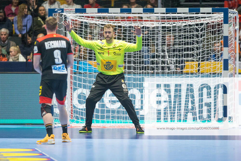 PEREZ de VARGAS MORENO Gonzalo (Espagne - Spain) HANDBALL : Championnat d Europe 2020 : Allemagne vs Espagne - 01 11 2020 THEOPHILELaurent Panoramic