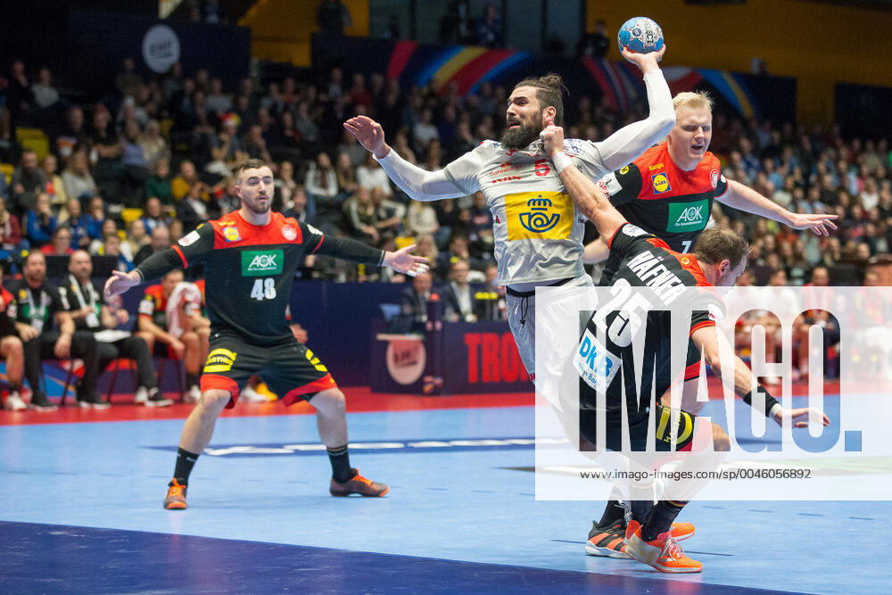 MAQUEDA PENA Jorge (Espagne - Spain) HANDBALL : Championnat d Europe 2020 : Allemagne vs Espagne - 01 11 2020 THEOPHILELaurent Panoramic