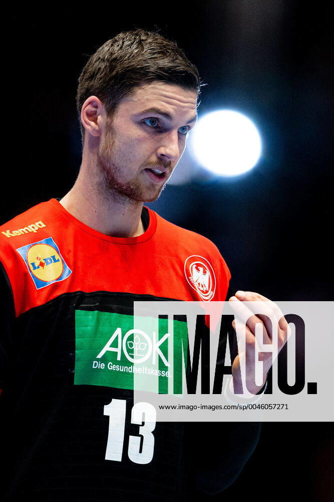 Hendrik Pekeler of Germany looks dejected after the EHF European Handball Championship match between Spain and Germany on January 11, 2020 in Trondheim Photo Vegard Wivestad Grott BILDBYRAN code VG 170462 bbeng handball handball handball handball em 2020 european mens handball championship 2020 em 2020 handbolls em 2020 ehf euro 2020 spain spain germany germany deutschland depp,