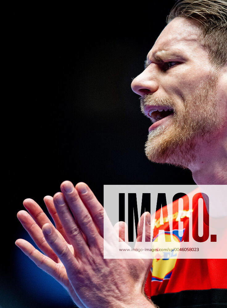 Tobias Reichmann of Germany reacts during the EHF European Handball Championship match between Spain and Germany on January 11, 2020 in Trondheim Photo Vegard Wivestad Grott BILDBYRAN code VG 170462 bbeng handball handball handball handball em 2020 european mens handball championship 2020 em 2020 handballs em 2020 ehf euro 2020 spain spain germany germany germany,