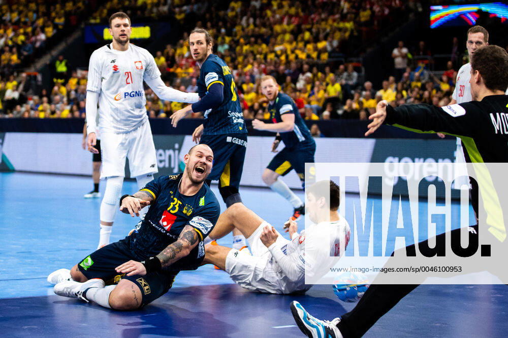 Andreas Nilsson of Sweden during the EHF European Handball Championship match between Sweden and Poland on January 14, 2020 in Gothenburg Photo Michael Erichsen BILDBYRAN Cop 89 bbeng handball handball handball handball em 2020 european mens handball championship 2020 em 2020 handballs em 2020 ehf euro 2020 sweden sweden poland poland,