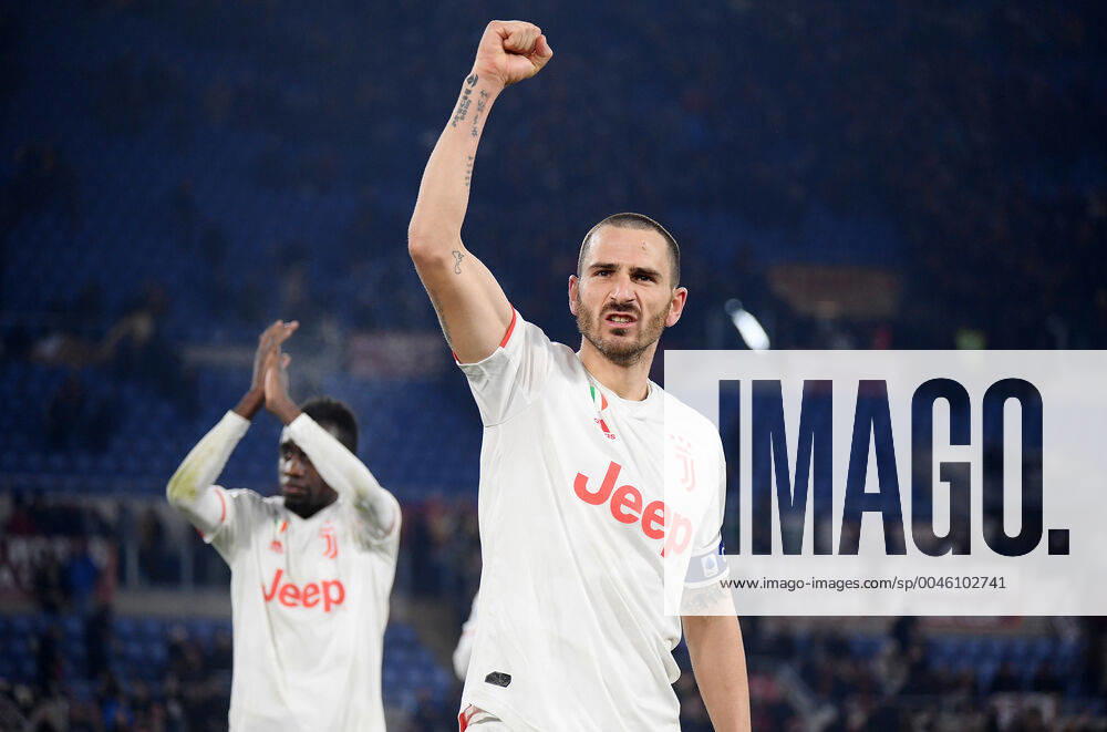 SERIE A 19. Spieltag SAISON 2019 2020 AS Rom - Juventus Turin 12.01.2020 SCHLUSSJUBEL Juventus Turin; Leonardo Bonucci