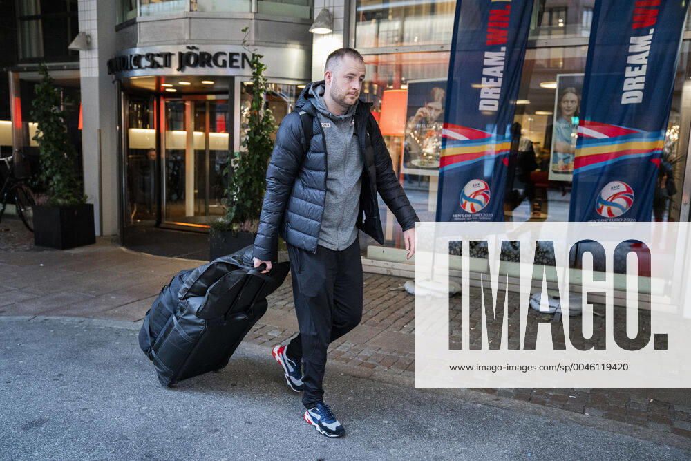 Handball mens team leaves their hotel Scandic St Jörgen in Malmoe on Thursday, January 16, 2020 The Danish handball men are out of the European Championships, which ended for them on Wednesday after three matches in the inaugural group game, Copenhagen Denmark,