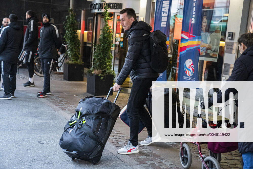 Handball mens team leaves their hotel Scandic St Jörgen in Malmoe on Thursday, January 16, 2020 The Danish handball men are out of the European Championships, which ended for them on Wednesday after three matches in the inaugural group game, Copenhagen Denmark,