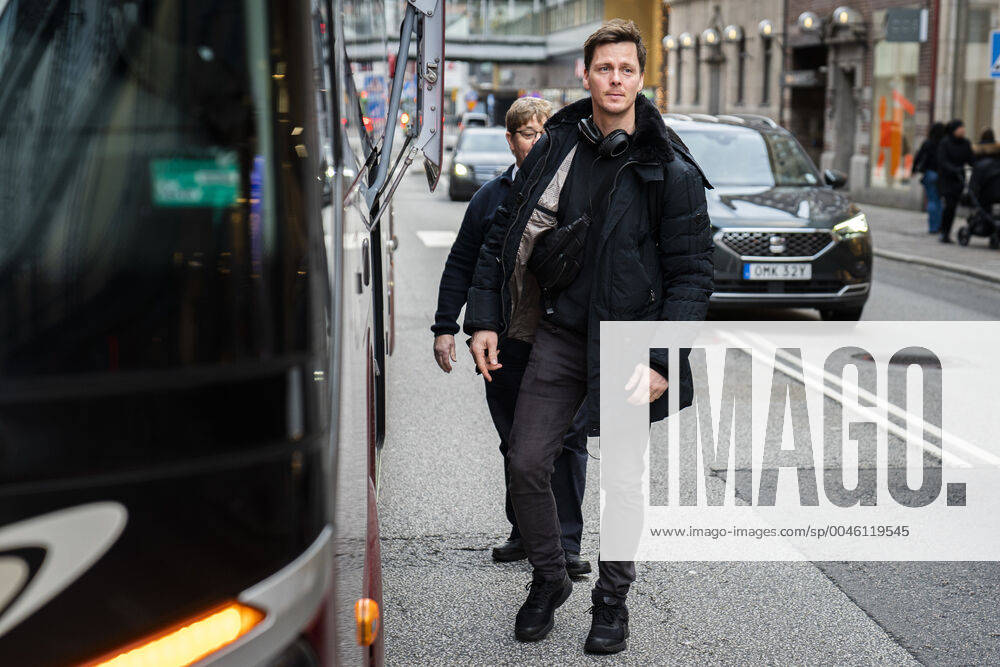 Hans Lindberg Handball mens team leaves their hotel Scandic St Jörgen in Malmoe Thursday, January 16, 2020,