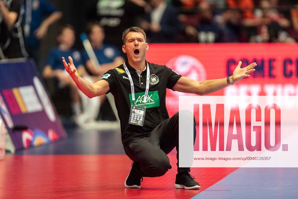 Handball Vienna 16 01 2020 European Championship EM Intermediate round main round Belarus BLR Germany GER Christian Prokop Germany, Trainer