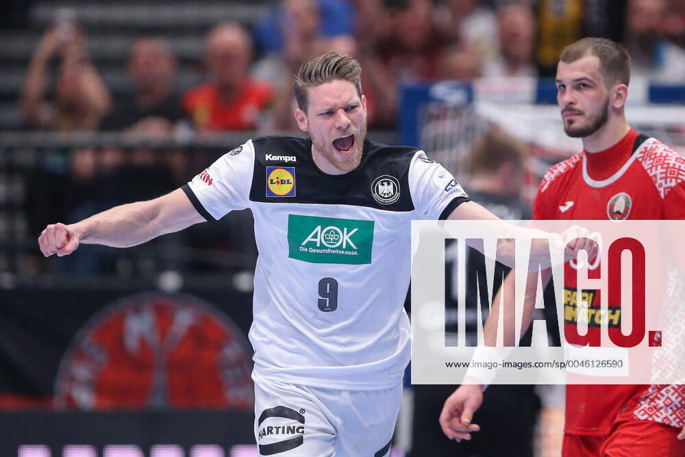 Men s EHF Euro 2020 - Belarus v Germany 16.01.2020., Wiener Stadthalle, Vienna, Ausrtia - Men s EHF Euro 2020, Main Round, group 1, 1st round, Belarus - Germany. Tobias Reichmann. LukaxStanzl PIXSELL