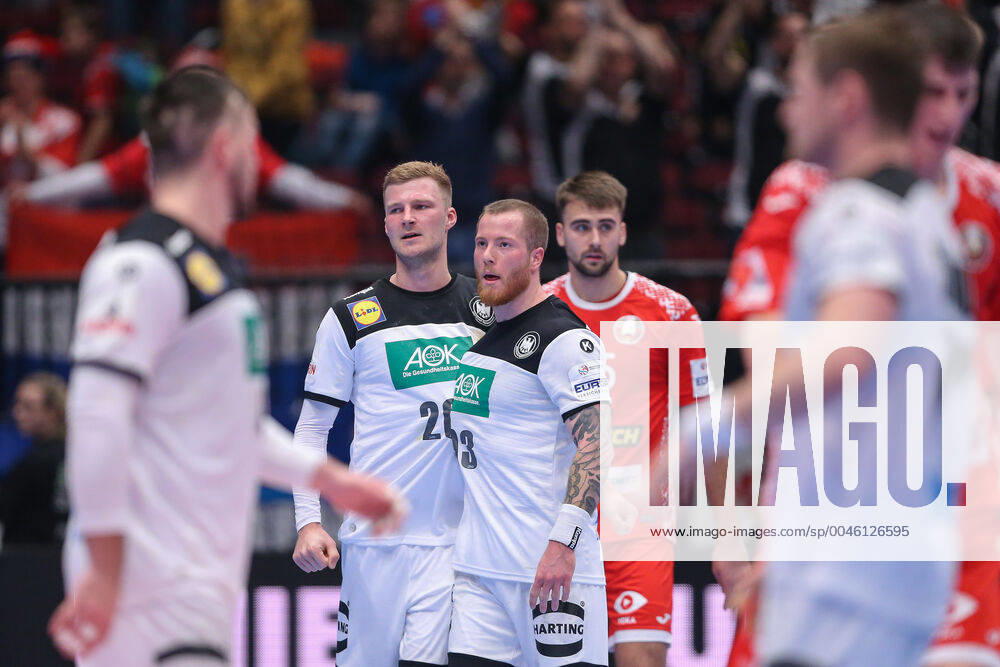 Men s EHF Euro 2020 - Belarus v Germany 16.01.2020., Wiener Stadthalle, Vienna, Ausrtia - Men s EHF Euro 2020, Main Round, group 1, 1st round, Belarus - Germany. Philipp Weber, Patrick Zieker. LukaxStanzl PIXSELL