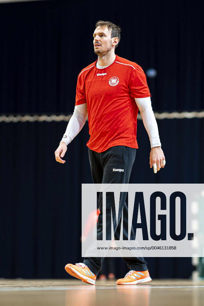 Handball, Men EM 2020, Main Round, Group 1, Media Day Training Germany Kai Häfner Haefner Germany MT Melsungen Vienna Stadthalle Vienna Austria