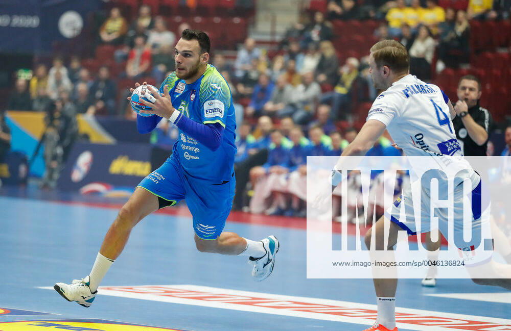Borut Mackovsek (Slovenie) HANDBALL : Slovenie vs Islande - EHF euro 2020 - main round - 17 01 2020 BertrandDelhomme Panoramic