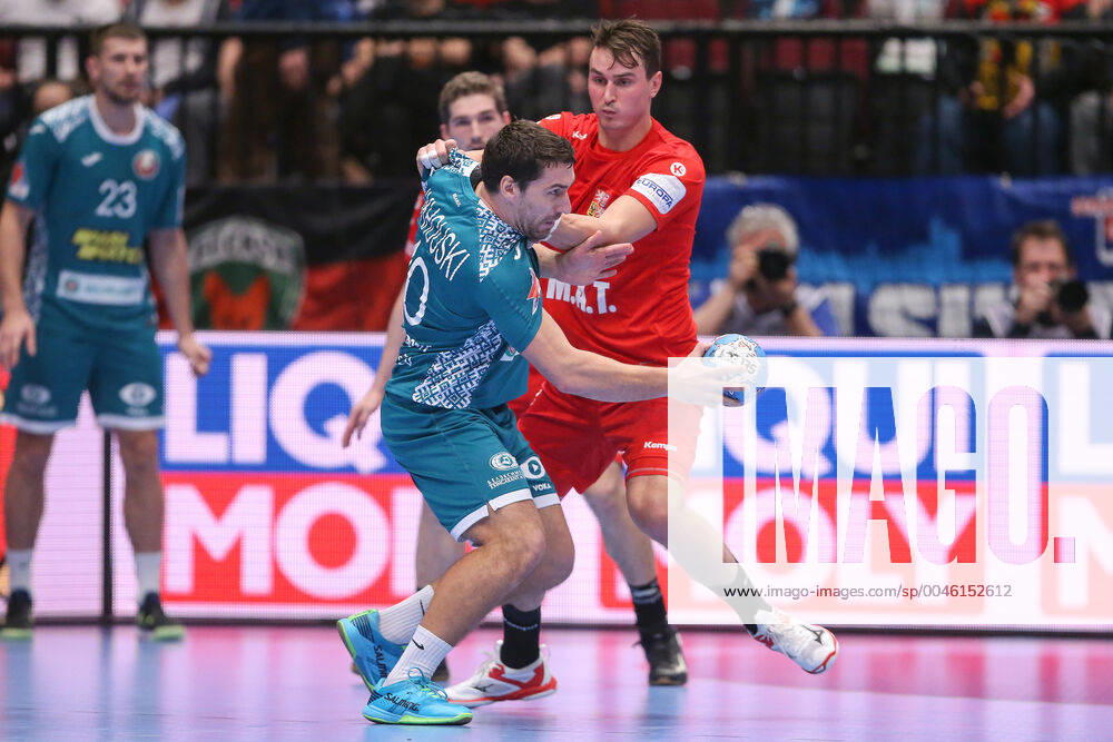 PXL_EURO 2020_Belarus vs Czech Republic 18.01.2020., Wiener Stadthalle, Vienna, Austria - Men s EHF EURO 2020, main round, group I ,match between Belarus and Czech Republic at Wiener Stadthalle. Barys Pukhouski. LukaxStanzl PIXSELL