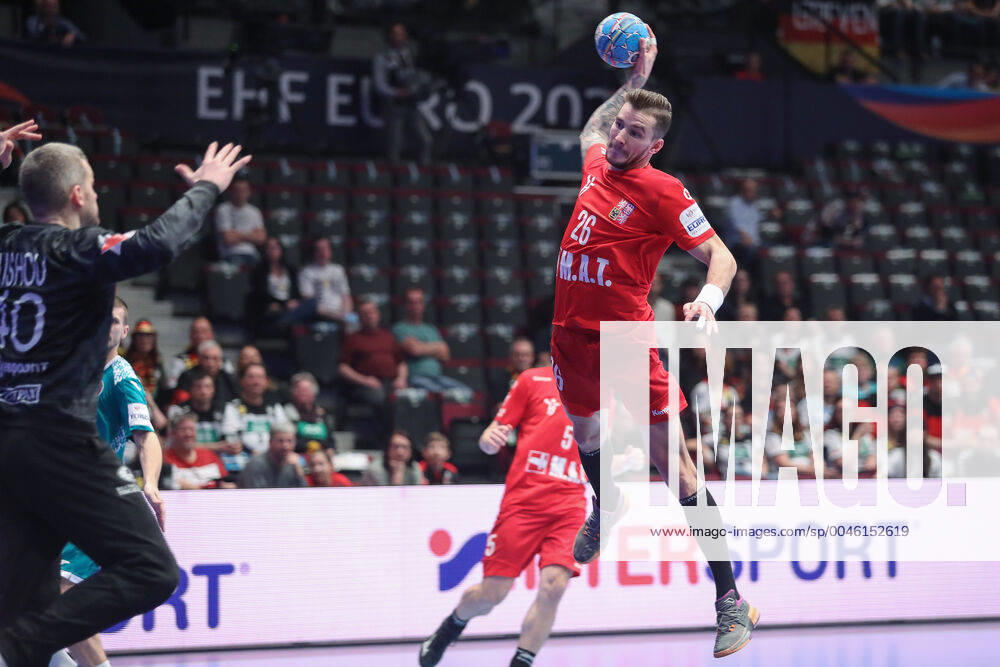 PXL_EURO 2020_Belarus vs Czech Republic 18.01.2020., Wiener Stadthalle, Vienna, Austria - Men s EHF EURO 2020, main round, group I ,match between Belarus and Czech Republic at Wiener Stadthalle.. Marek Vanco. LukaxStanzl PIXSELL