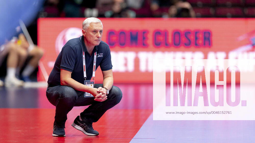 Iouri Chevtsov Coach, Belarus Belarus vs. Czech Republic, Handball, Main Round, EHF Euro 2020, 18 01 20 Vienna Vienna Austria