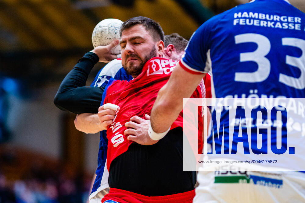 Christoph Theuerkauf 13 TBV Lemgo Lippe during the match HSV Handball and TBV Lemgo Lippe at the Peugeot Cup 2020 in the Anhalt Arena on 19 January 2020 in Dessau Rosslau, Saxony Anhalt, Germany