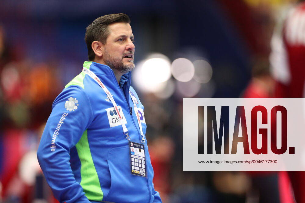 MALMOE 20200119 Slovenia s head coach Ljubomir Vranjes during the Men s European Handball Championship main round Group 2 match between Slovenia and Hungary at Malmo Arena, Friday Jan 19, 2020 Foto Andreas Hillergren TT kod 10600 Malmo Sweden