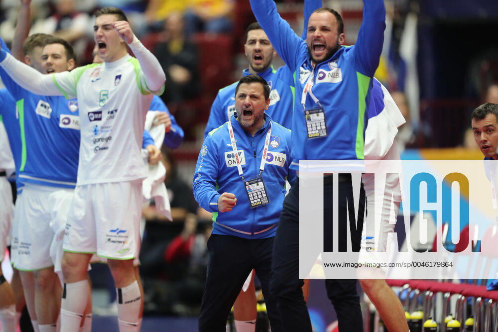 Ljubomir Vranjes (Slovenie) HANDBALL : Slovenie vs Hongrie - EHF euro 2020 - main round - 19 01 2020 BertrandDelhomme Panoramic