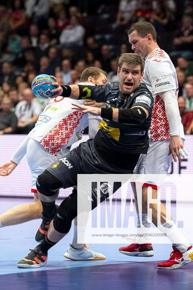 Handball, Men EM 2020, Main Round, Group 1, Belarus Spain Julen Aguinagalde Aquizu Spain Vienna Stadthalle Vienna Austria