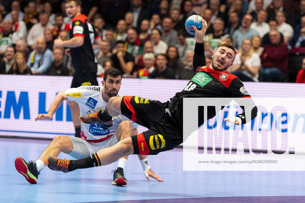 Handball, Men EM 2020, Main Round, Group 1, Austria Germany Jannik Kohlbacher Germany Rhein Neckar Loewen Vienna Stadthalle Vienna Austria