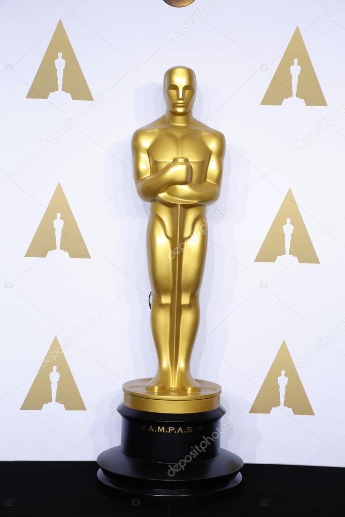LOS ANGELES - FEB 28: Oscar Statue at the 88th Annual Academy Awards - Press Room at the Dolby Theater on February 28, 2016 in Los Angeles, CA