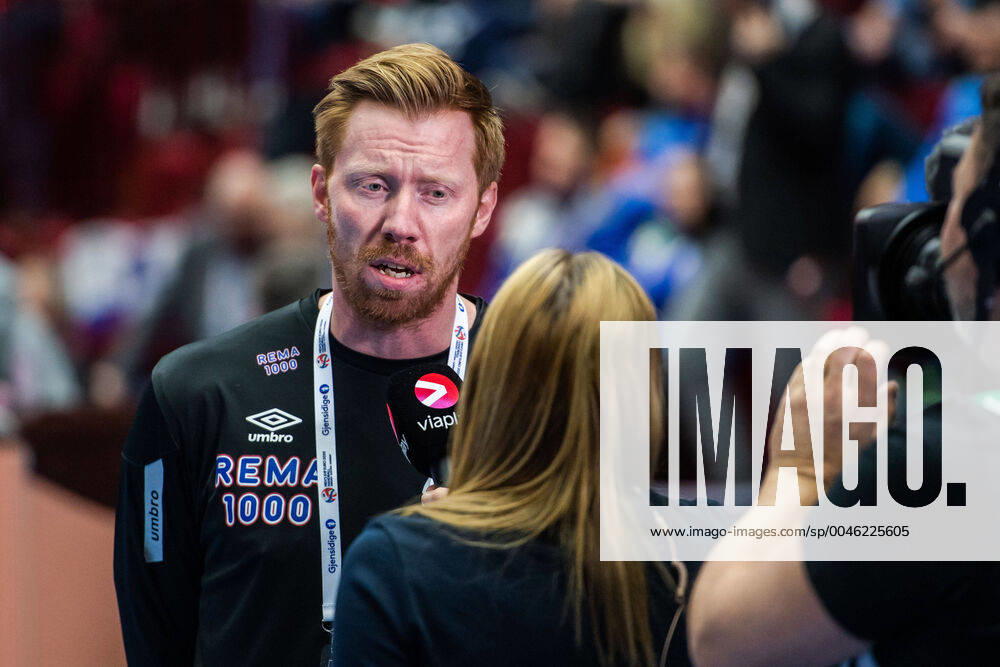 Borge Lund, assistant coach of Norway, during the EHF European Handball Championship match between Norway and Slovenia on January 22, 2020 in Malmö Photo Ludvig Thunman BILDBYRAN code LT 35717 bbeng ehf euro 2020 em 2020 european mens handball championship 2020 handball handball handball em 2020 handball handball em 2020 norway norway slovenia slovenia,