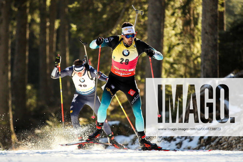 BIATHLON - IBU WC Pokljuka POKLJUKA,SLOVENIA, 23.JAN.20 - BIATHLON - IBU World Cup, 20km men. Image shows Martin Fourcade (FRA). GEPAxpictures Klansek
