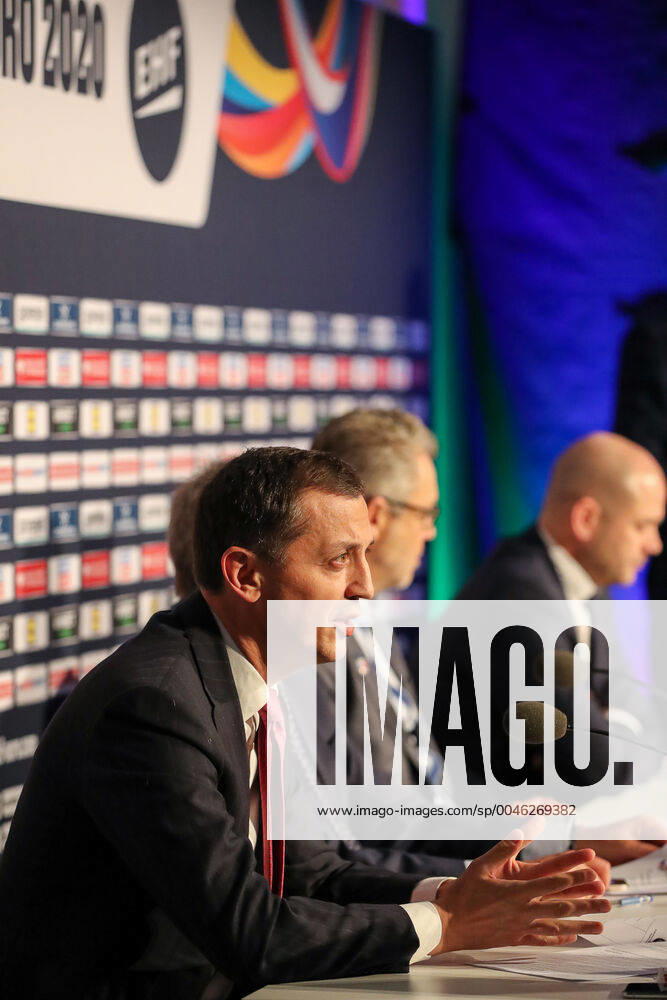 Predrag Boskovic (Vice-President EHF) HANDBALL : conference presse - ehf euro 2020 - finale - 25 01 2020 BertrandDelhomme Panoramic