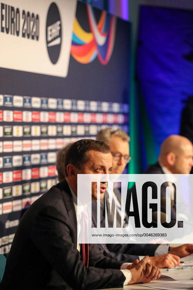 Predrag Boskovic (Vice-President EHF) HANDBALL : conference presse - ehf euro 2020 - finale - 25 01 2020 BertrandDelhomme Panoramic