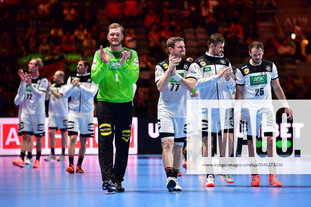 Handball European Championship Match for 5th place, 25 01 2020, Germany Portugal, Tele2 Arena, Stockholm The German national team says goodbye to the tournament with the 5th place, 25 01 2020, Stockholm Sweden, Handball, EM 2020, Match for 5th place, Germany Portugal