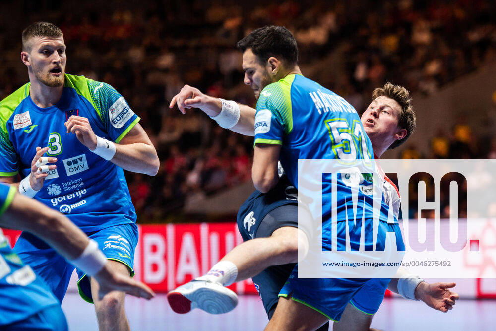 Goran Johannessen of Norway during the EHF European Handball Championship bronze match between Norway and Slovenia on January 25, 2020 in Stockholm Photo Johanna Lundberg BILDBYRAN kod JL 136107 bbeng ehf euro 2020 em 2020 european mens handball championship 2020 handball handball handballs in 2020 handball handball em 2020 norway norway slovenia bronze match bronze match,