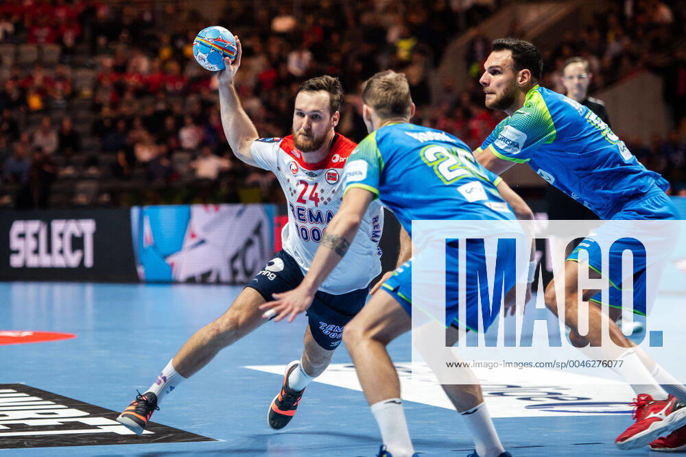 Christian O Sullivan of Norway during the EHF European Handball Championship bronze match between Norway and Slovenia on January 25, 2020 in Stockholm Photo Johanna Lundberg BILDBYRAN kod JL 136107 bbeng ehf euro 2020 em 2020 european mens handball championship 2020 handball handball handball e20 handball handball em 2020 norway norway slovenia slovenia bronze match bronze match,