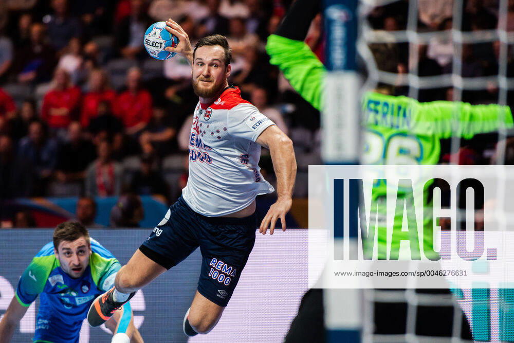 Christian O Sullivan of Norway during the EHF European Handball Championship bronze match between Norway and Slovenia on January 25, 2020 in Stockholm Photo Johanna Lundberg BILDBYRAN kod JL 136107 bbeng ehf euro 2020 em 2020 european mens handball championship 2020 handball handball handball e20 handball handball em 2020 norway norway slovenia slovenia bronze match bronze match,