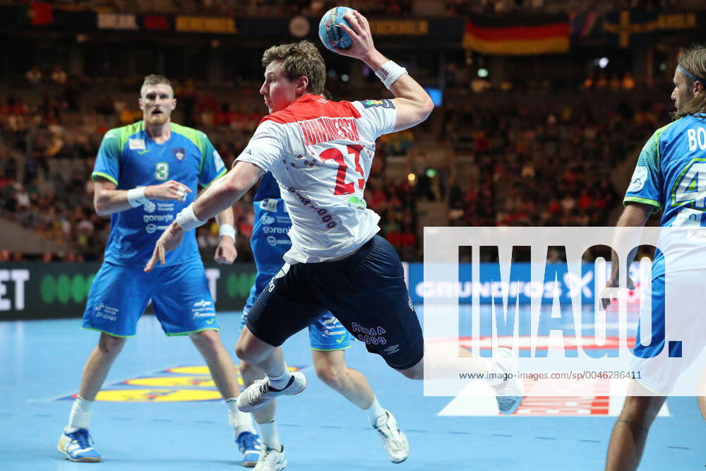 Goeran Johannessen (Norvege) HANDBALL : norvege vs slovenie - ehf euro 2020 - finale 3-4 - 25 01 2020 BertrandDelhomme Panoramic