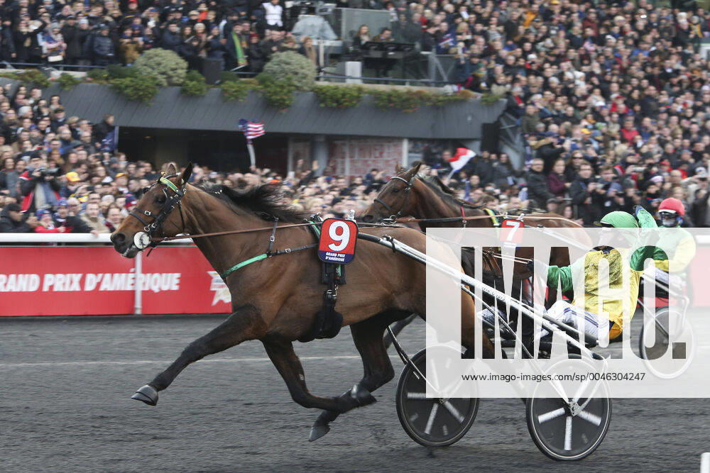 KW04 Face Time Bourbon - Bjorn Goop - Davidson du Pont - Franck Ouvrie HIPPISME : Grand Prix d Amerique - Paris Vincennes - 26 01 2020 MichaelBaucher Panoramic