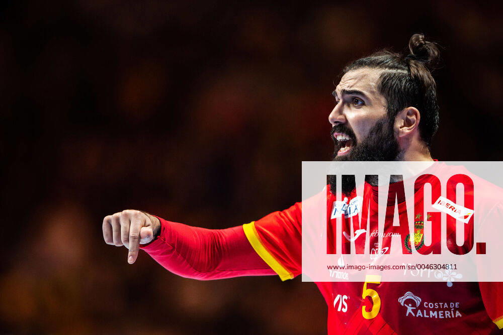 Jorge Maqueda Peno of Spain during the EHF European Handball Championship final between Spain and Croatia on January 26, 2020 in Stockholm,