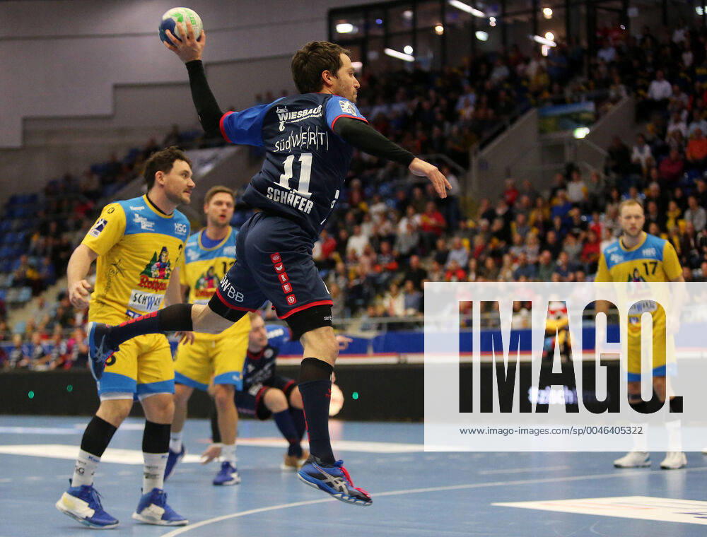 BAU 01 02 2020 Bietigheim Handball SG BBM Bietigheim vs HSG Konstanz , Christian Schäfer BBM on the ball