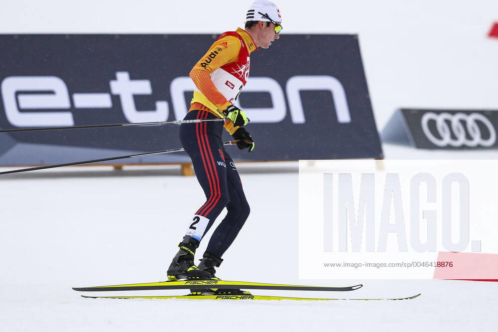 NORDIC COMBINED - FIS WC Seefeld SEEFELD,AUSTRIA,02.FEB.20 - NORDIC SKIING, NORDIC COMBINED, CROSS COUNTRY SKIING - FIS World Cup, 15km Gundersen. Image shows Vinzenz Geiger (GER). GEPAxpictures xPatrickxSteiner