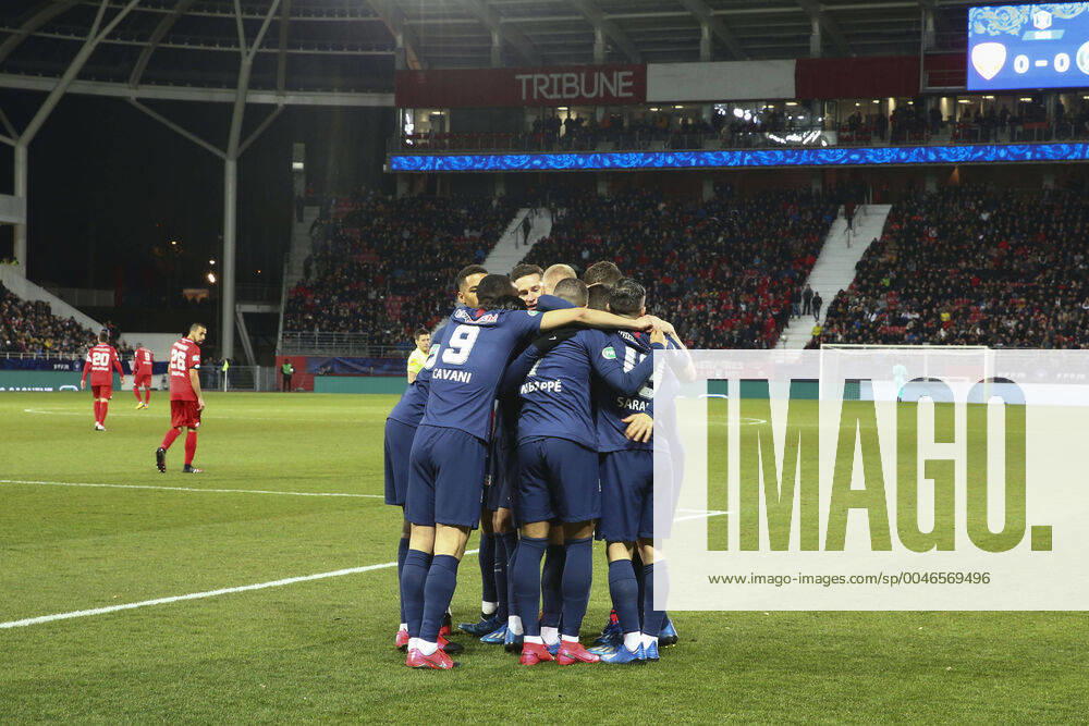 Joie Mitchel Bakker (PSG) et equipe FOOTBALL : Coupe de France - Dijon vs PSG - Ligue 1 - 12 02 2020 GwendolineLeGoff Panoramic