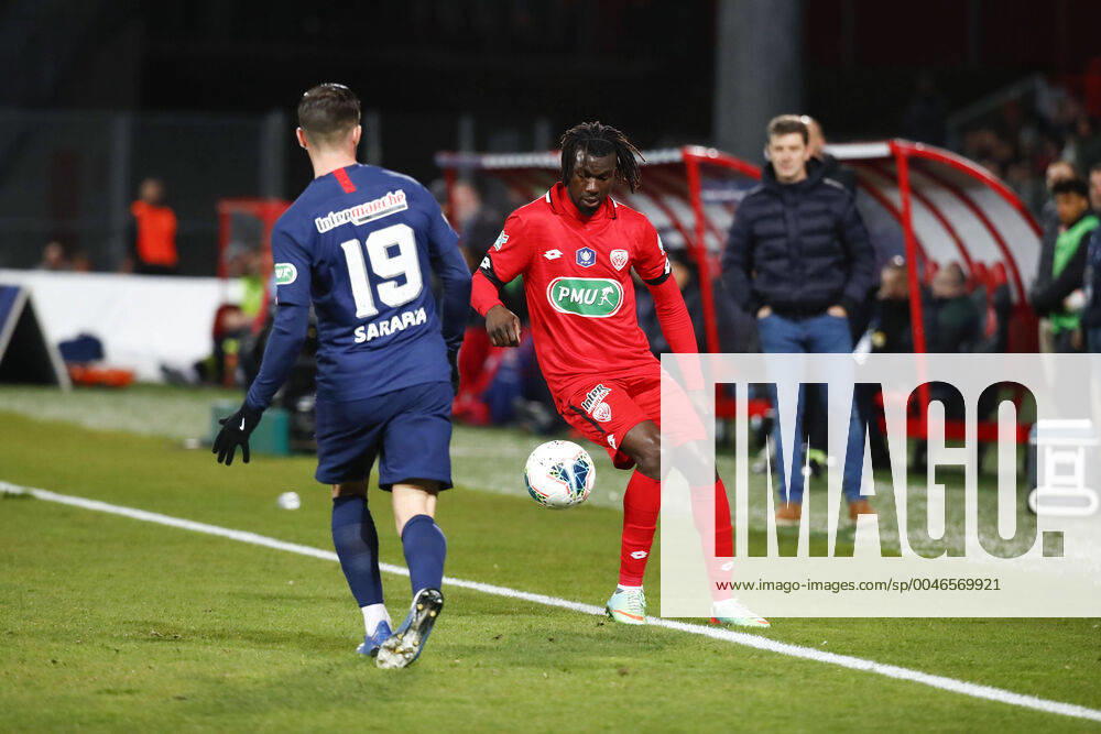 Mama Balde ( Dijon ) FOOTBALL : Coupe de France - Dijon vs PSG - Ligue 1 - 12 02 2020 GwendolineLeGoff Panoramic
